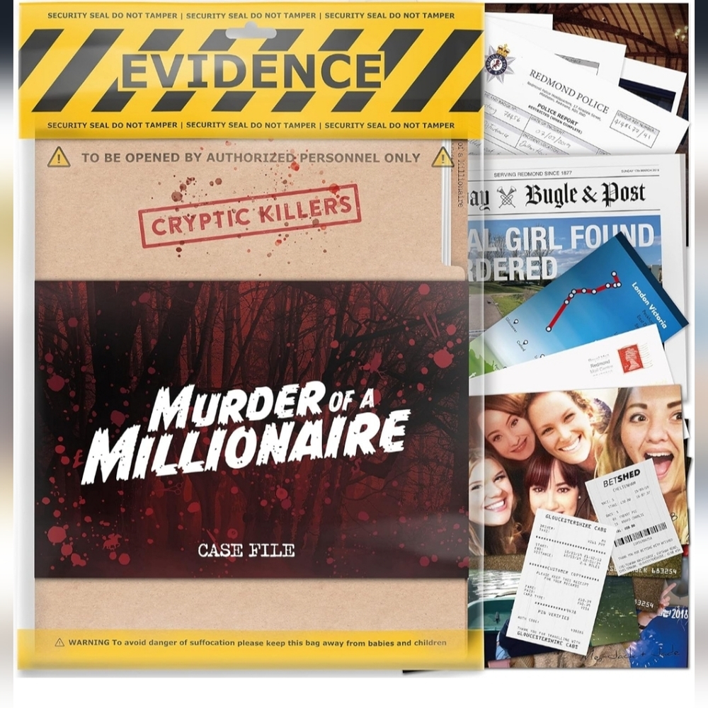 Unsolved Mystery Game - Cold Case File Investigation